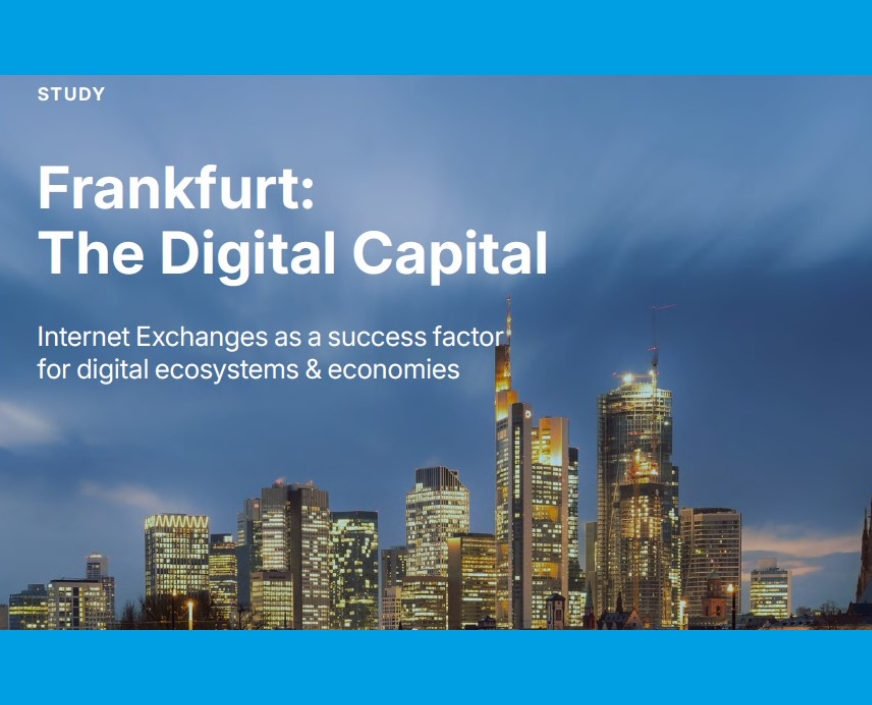 Coverbild der Studie "Frankfurt: the Digital Capital" von Dstream und De-Cix