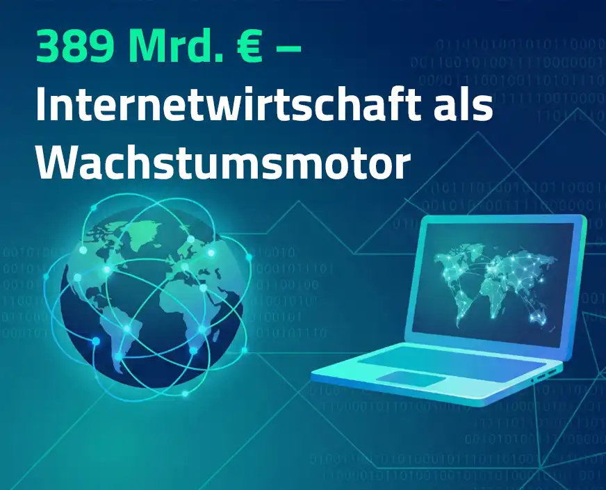Internetwirtschaft 2030: Milliardenmarkt durch KI und Infrastruktur